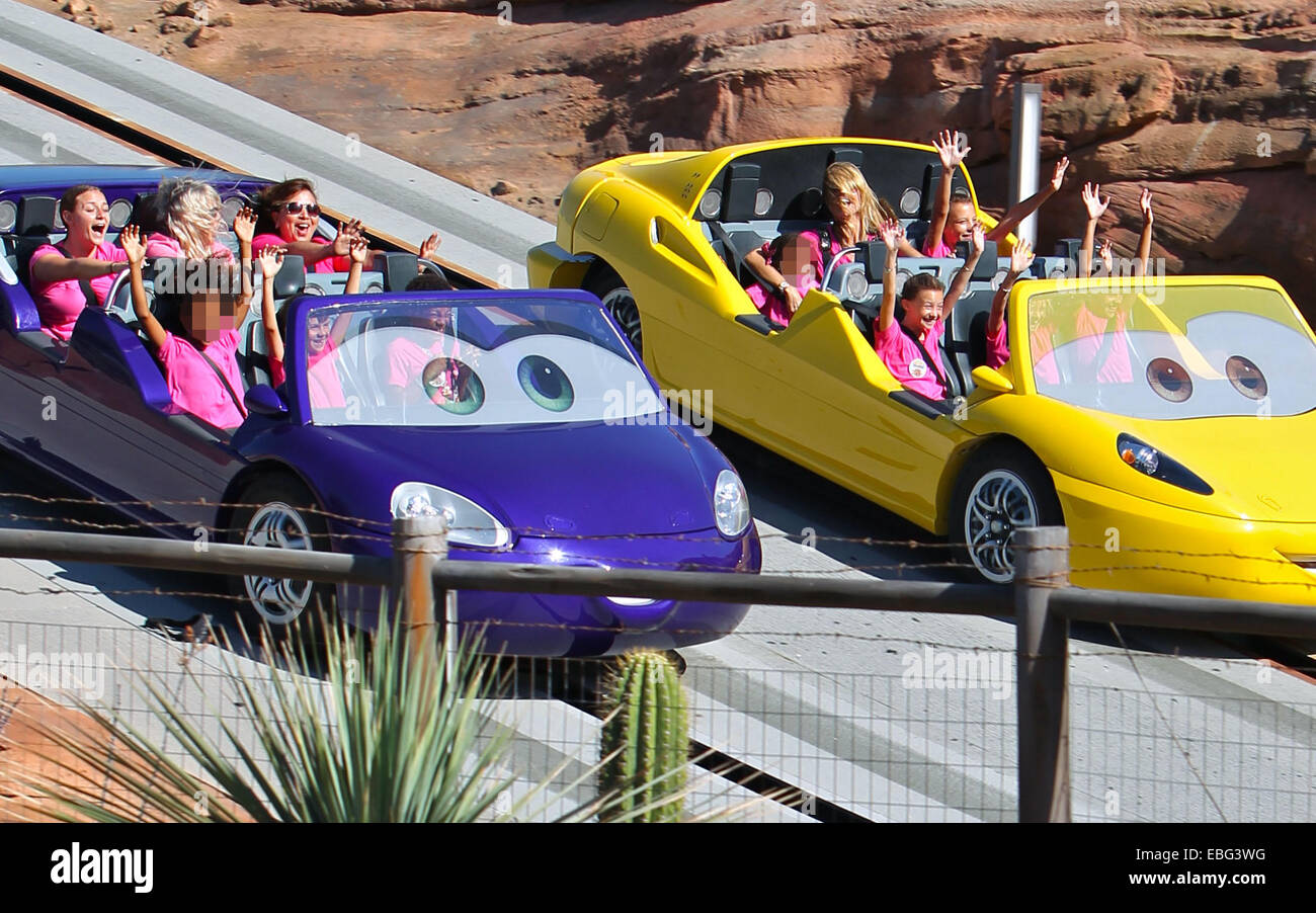 Heidi Klum und Seal verbringen den Tag im Disneyland mit ihren Kindern