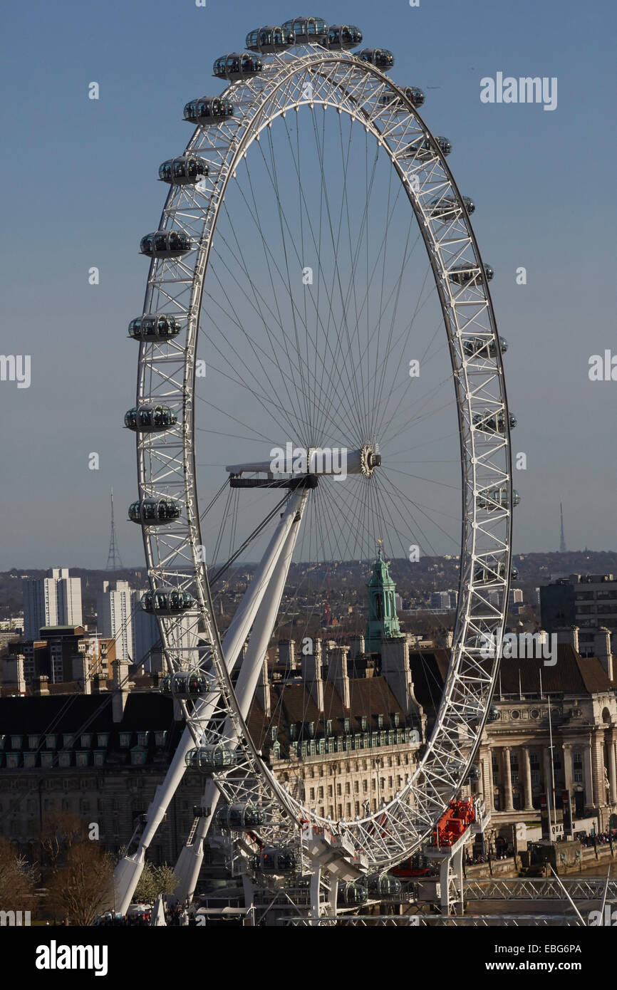 Architektonische Lager, verschiedene, Vereinigtes Königreich. Architekt: verschiedene, 2000. London Eye. Stockfoto