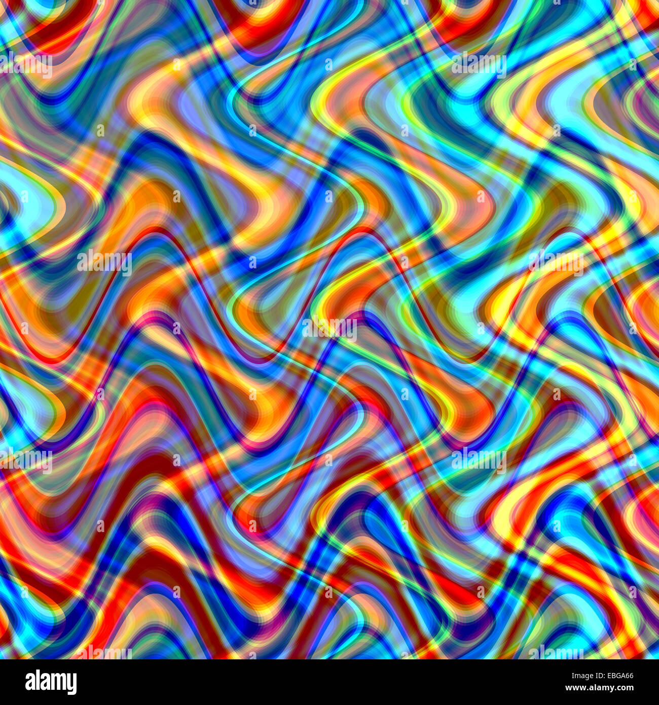 Mehrfarbige digitale Wellen Muster abstrakt. Stockfoto