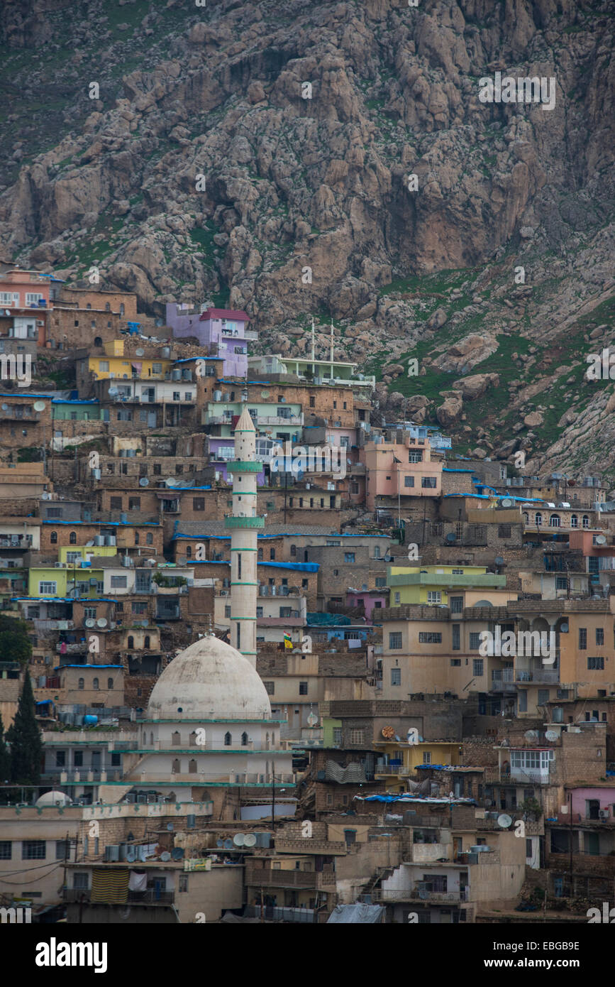 Alte Stadt von Aqrah, Aqrah, irakische Kurdistan, Irak Stockfoto