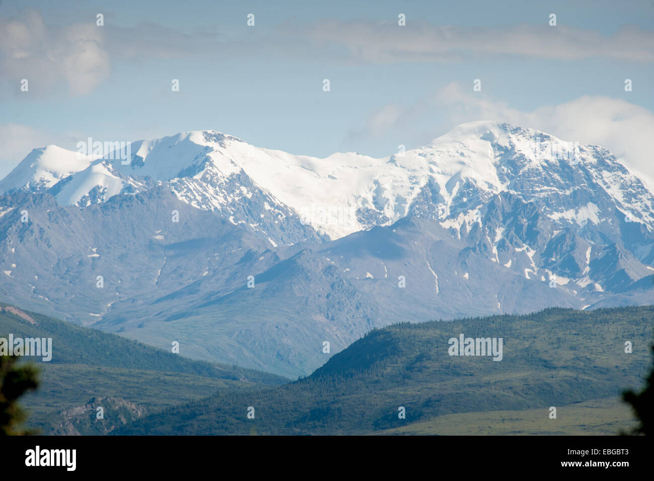 Landschaftsbilder von Alaskan Bergkette Stockfoto