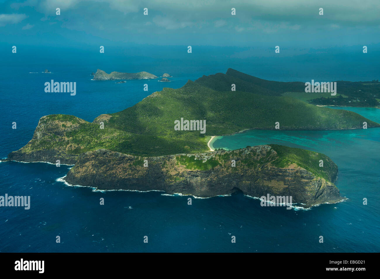 Luftbild des Lord-Howe-Insel, New South Wales, Australien Stockfoto