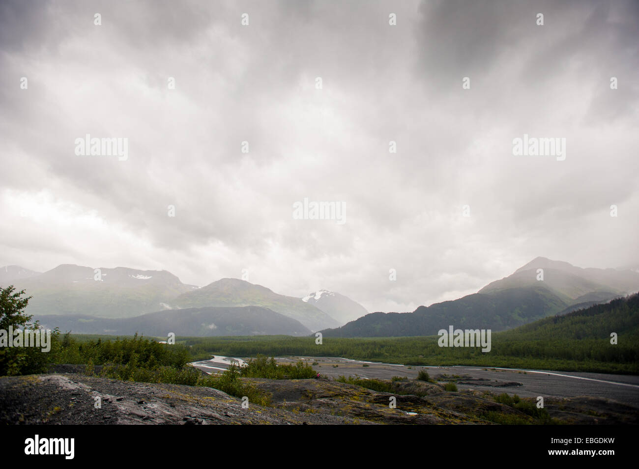 Alaska-Landschaft in der Nähe von Seward Alaska Stockfoto