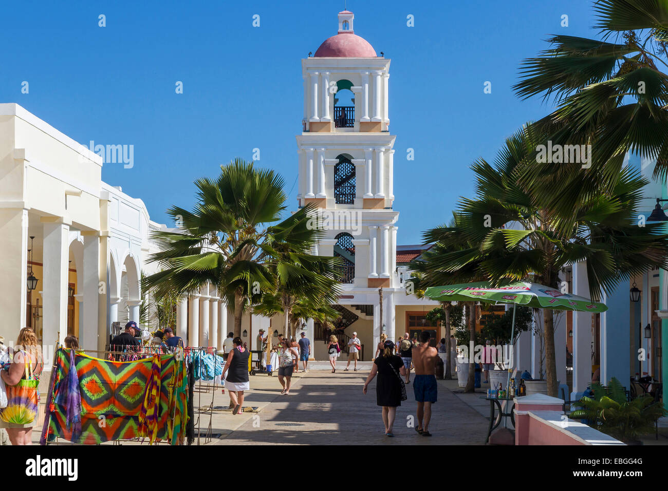 Kuba, Cayo Santa Maria, Pueblo La Estrella Stockfoto