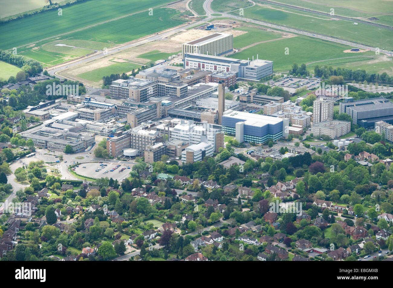 Bild zeigen Addenbrooke Hospital in Cambridge Stockfoto