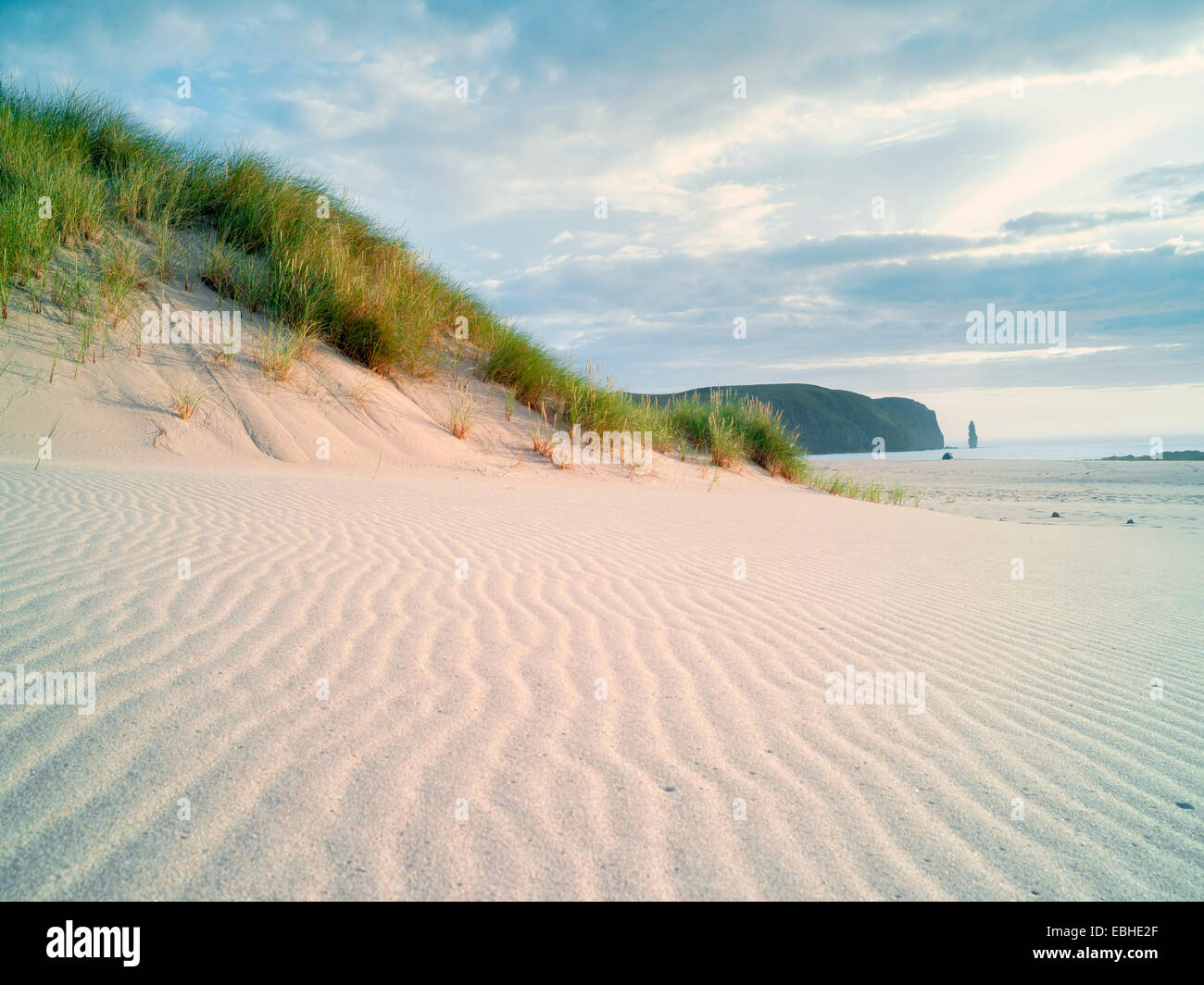 Fernbedienung Sandwood Bay, Cape Wrath, North West Highlands von Schottland Stockfoto