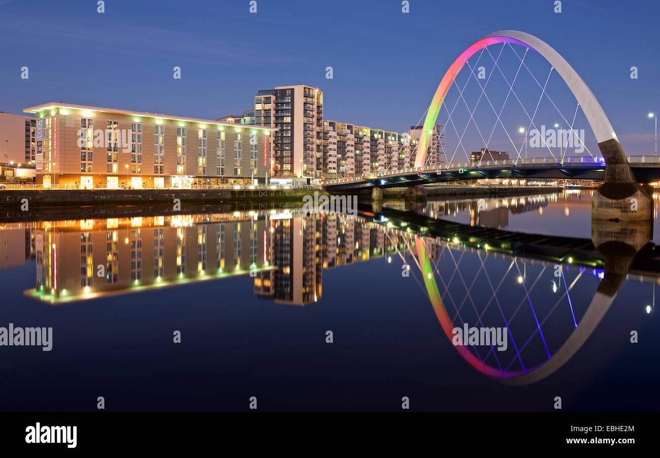 Ein Farbbild von Glasgow Stockfoto