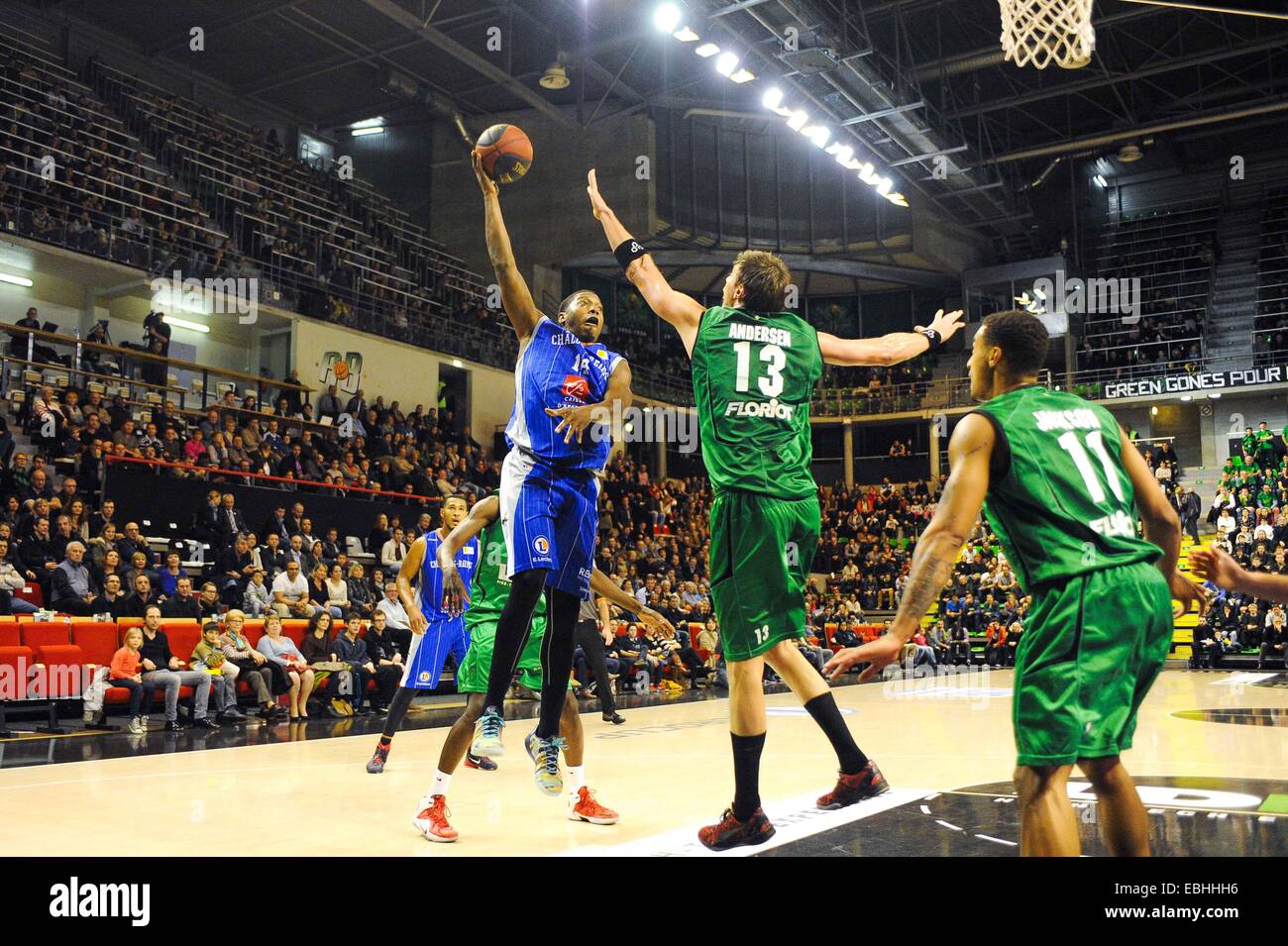 Tasmin Mitchell - 29.11.2014 - Lyon Villeurbanne/Chalon Reims - 10e Journee Pro A Photo: Jean Paul Thomas/Icon Sport Stockfoto