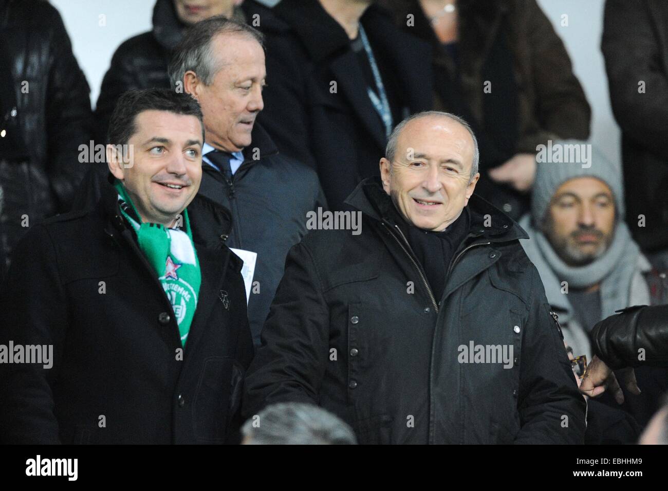 Gérard COLLOMB - 30.11.2014 - Saint Etienne/Lyon - 15eme Journee de Ligue 1 Foto: Jean Paul Thomas/Icon Sport Stockfoto