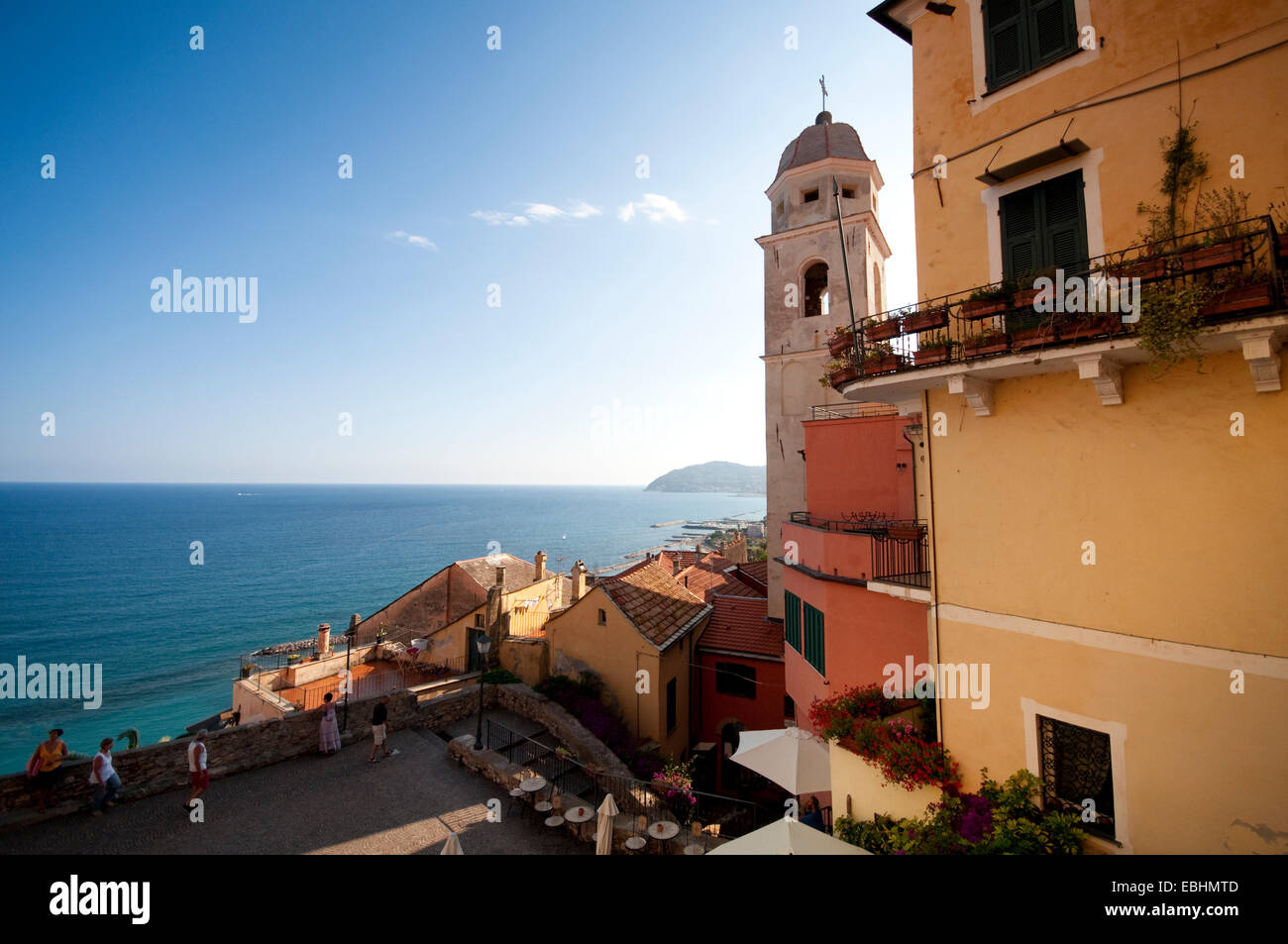 Italien, Ligurien, Cervo Stockfoto