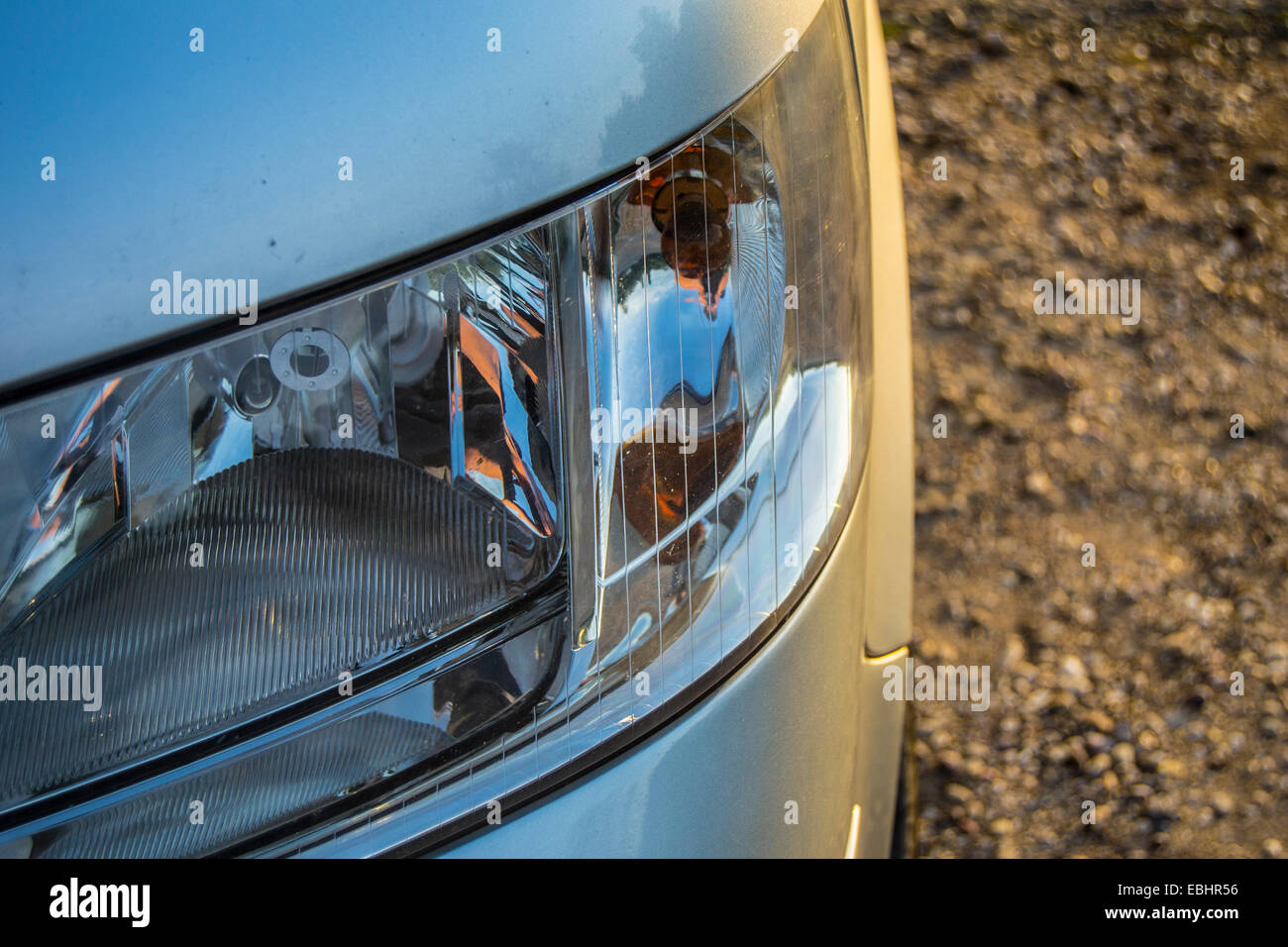 Zeitgenössische van Scheinwerfer Stockfoto