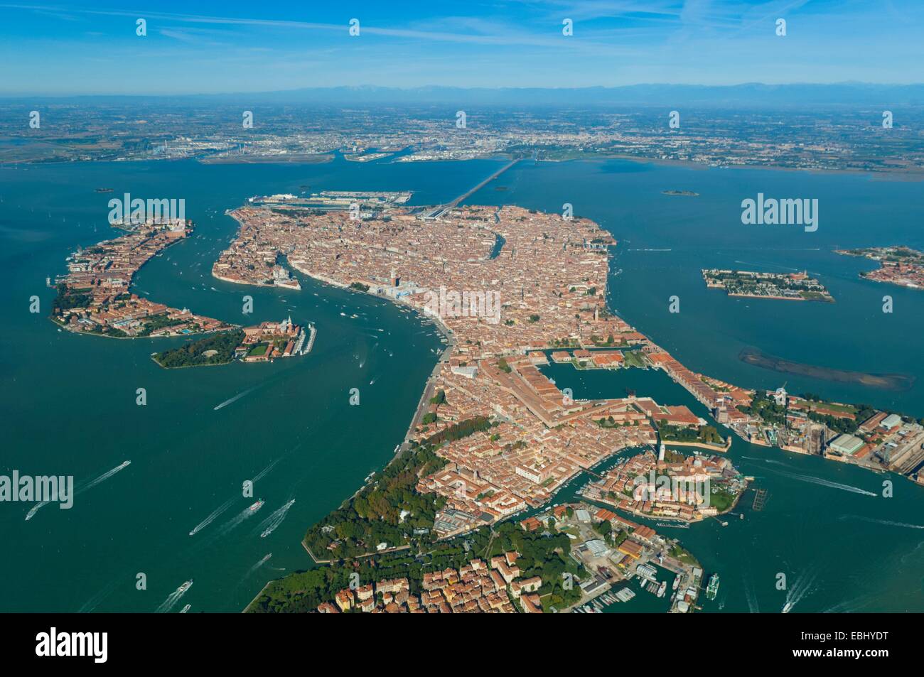 Luftaufnahme von Venedig, Italien, Europa Stockfoto