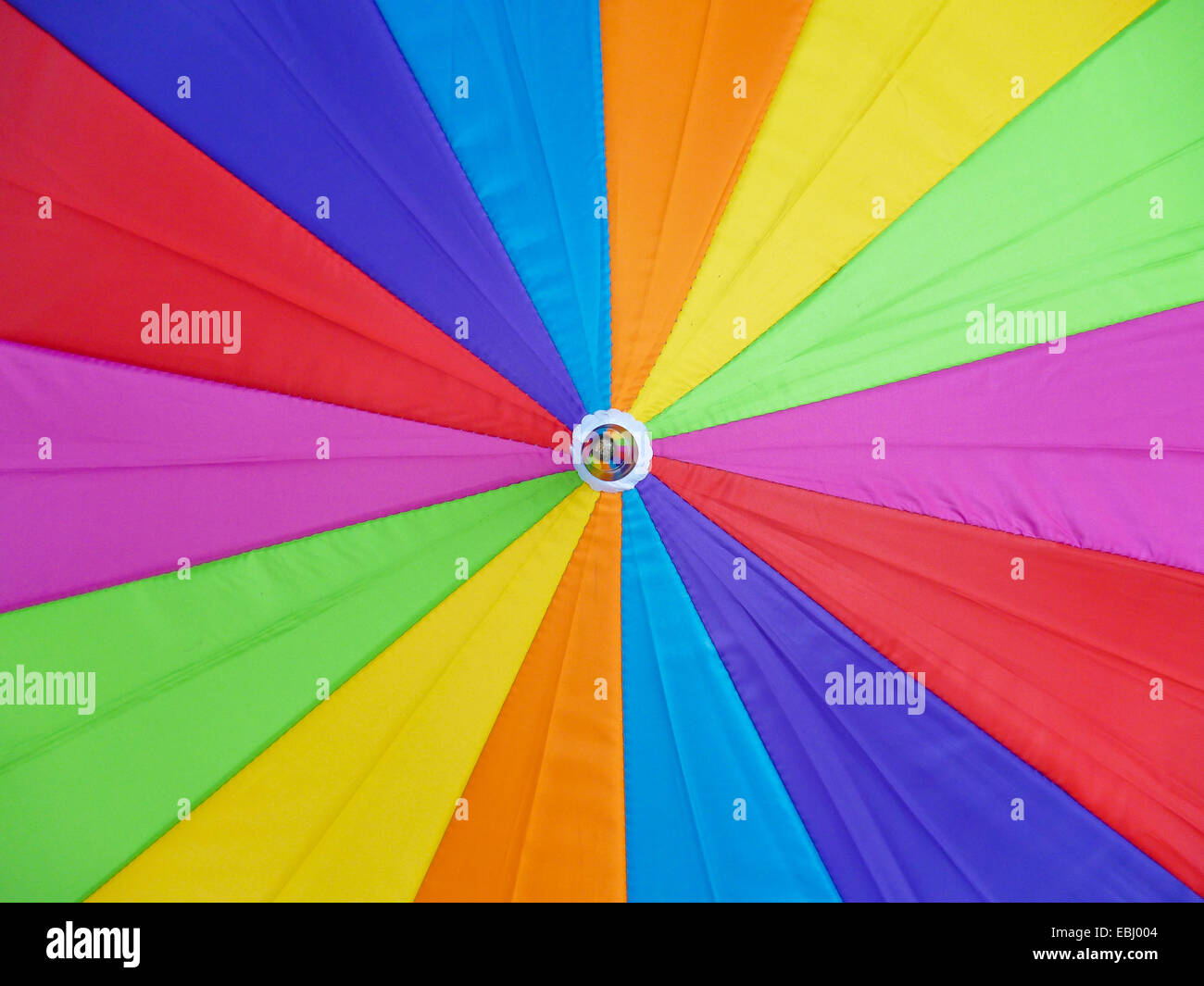 Farbmuster der Regenschirm Stockfoto