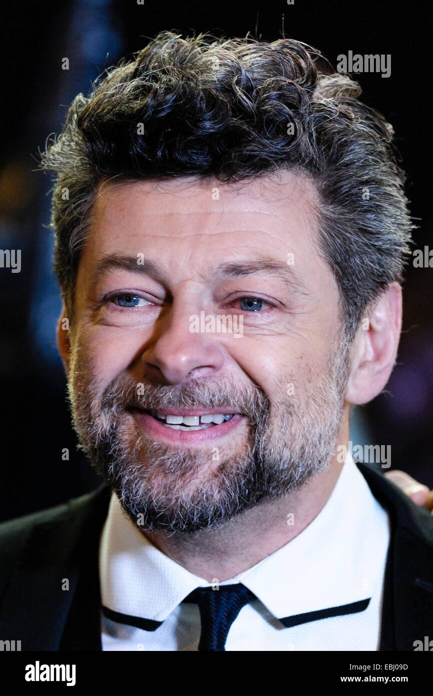 London, UK. 1. Dezember 2014. Andy Serkis besucht die Weltpremiere von The Hobbit: die Schlacht von 5 Armeen auf 12.01.2014 bei The Empire Leicester Square, London. Personen im Bild: Andy Serkis. Bildnachweis: Julie Edwards/Alamy Live-Nachrichten Stockfoto