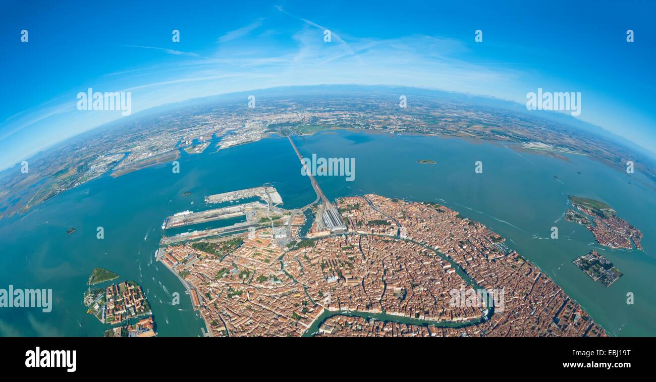 Luftaufnahme von Venedig, Italien, Europa Stockfoto