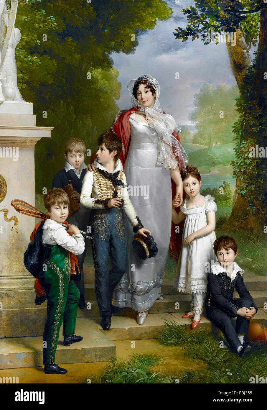 Baron Francois Gerard, Porträt von Louise Antoinette Scholastique Gueheneuc, Madame la Marechale Lannes, Duchesse de Montebello Stockfoto