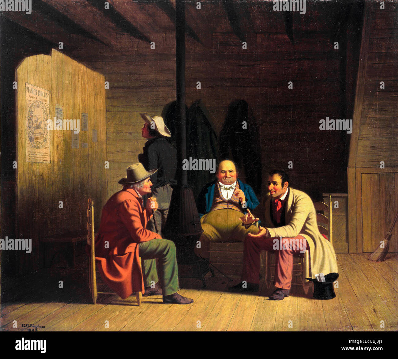 Bingham, Land Politiker 1849 Öl auf Leinwand. Fine Arts Museums of San Francisco, USA. Stockfoto