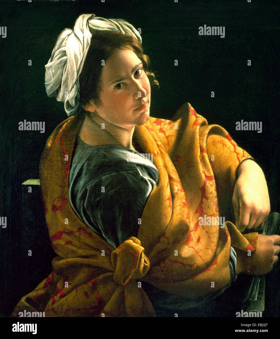 Orazio Gentileschi, Portrait einer jungen Frau als eine Sibylle. 1620