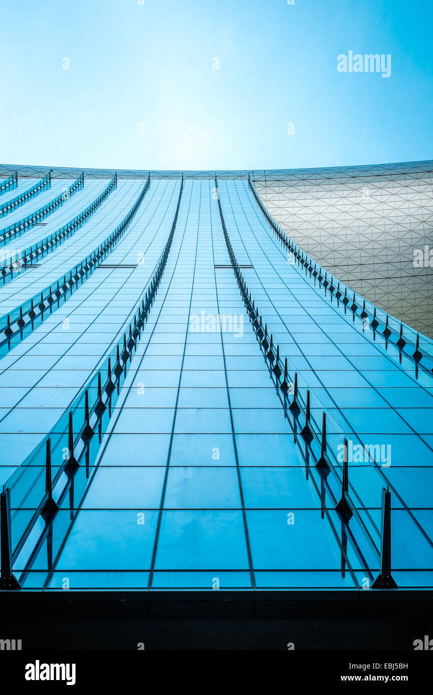 Moderne Architektur an der Bucht in Singapur Stockfoto