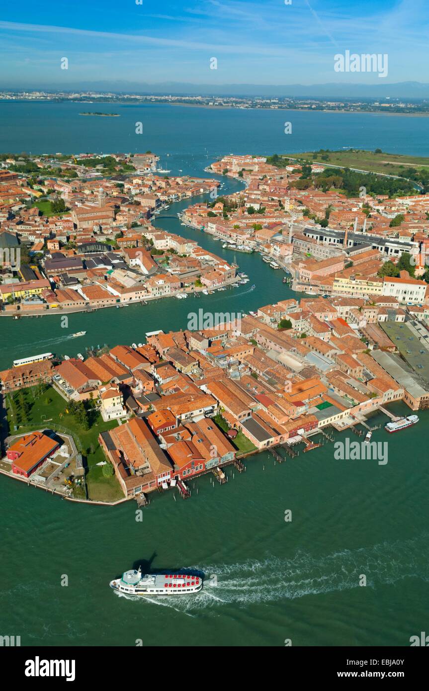 Luftaufnahme der Insel Murano, Venedig Lagune, Italien, Europa Stockfoto