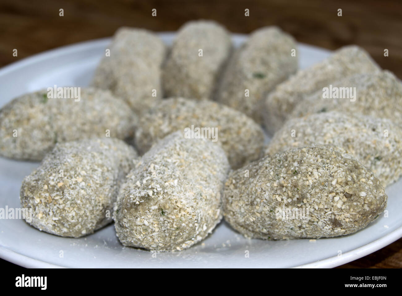 typisch sizilianische Rezept: Frikadellen Auberginen Stockfotografie ... typisch sizilianische Rezept: Frikadellen Auberginen Stockfotografie ...