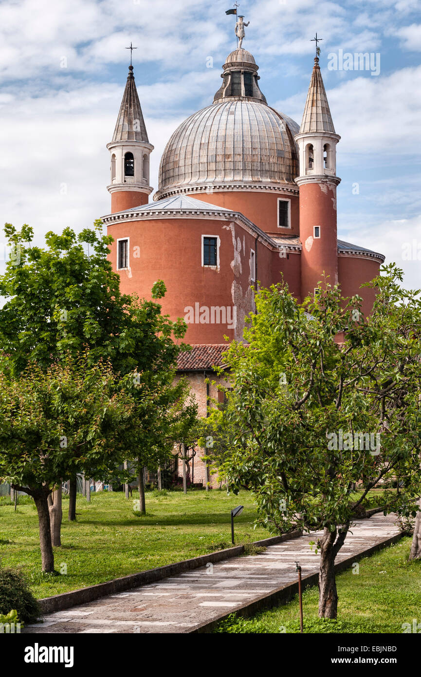 Die Giudecca, Venedig, Italien. Der Garten des Kapuzinerklosters Il