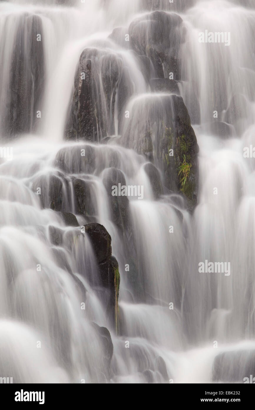 Bridal Falls, Großbritannien, Schottland, Isle Of Skye Stockfoto