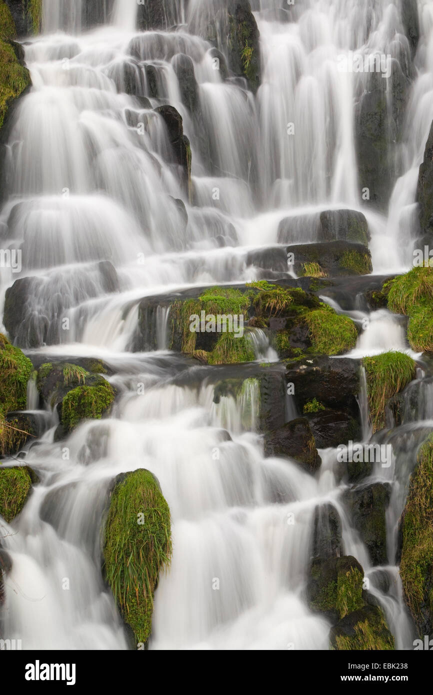 Bridal Falls, Großbritannien, Schottland, Isle Of Skye Stockfoto