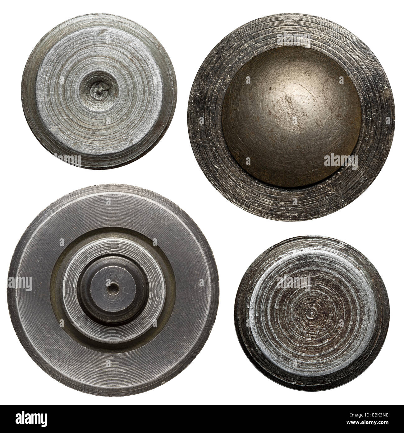 Maschinenachsen Getriebe isoliert auf weiss. Stockfoto