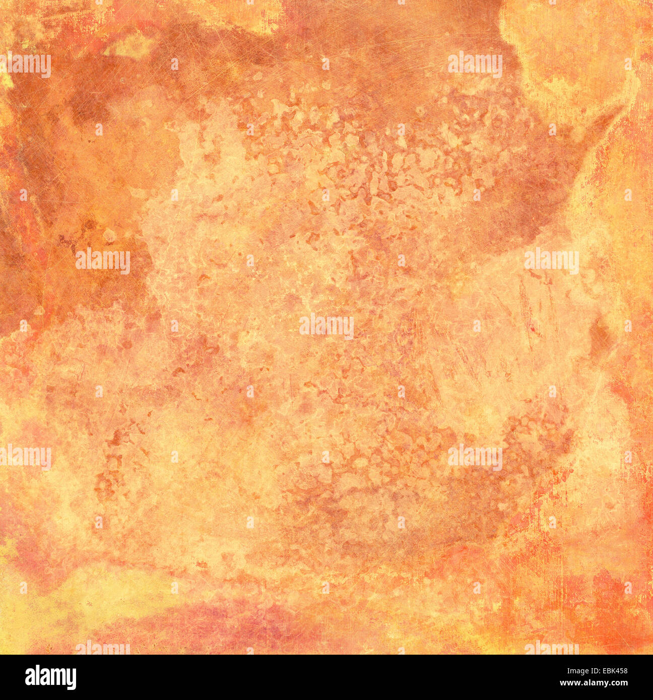 Kupferplatte Textur, alte Metall Hintergrund. Stockfoto