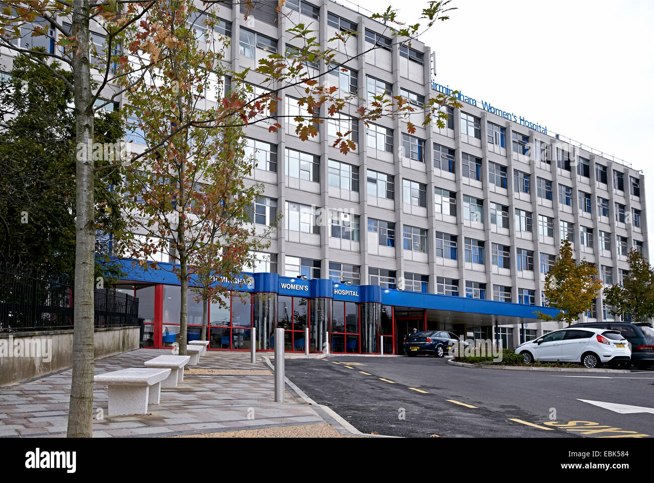 Birmingham-Womens-NHS-Krankenhaus in Edgbaston, Birmingham UK. Auch Standort der Fruchtbarkeitskliniken und die nationalen Samenbank. Stockfoto