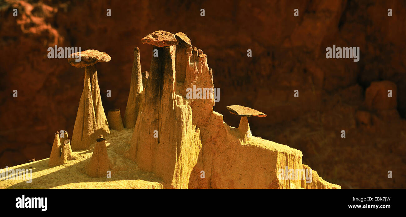 ausgewaschene Felsformationen, Madagaskar, Antsiranana, Diego Suarez Stockfoto