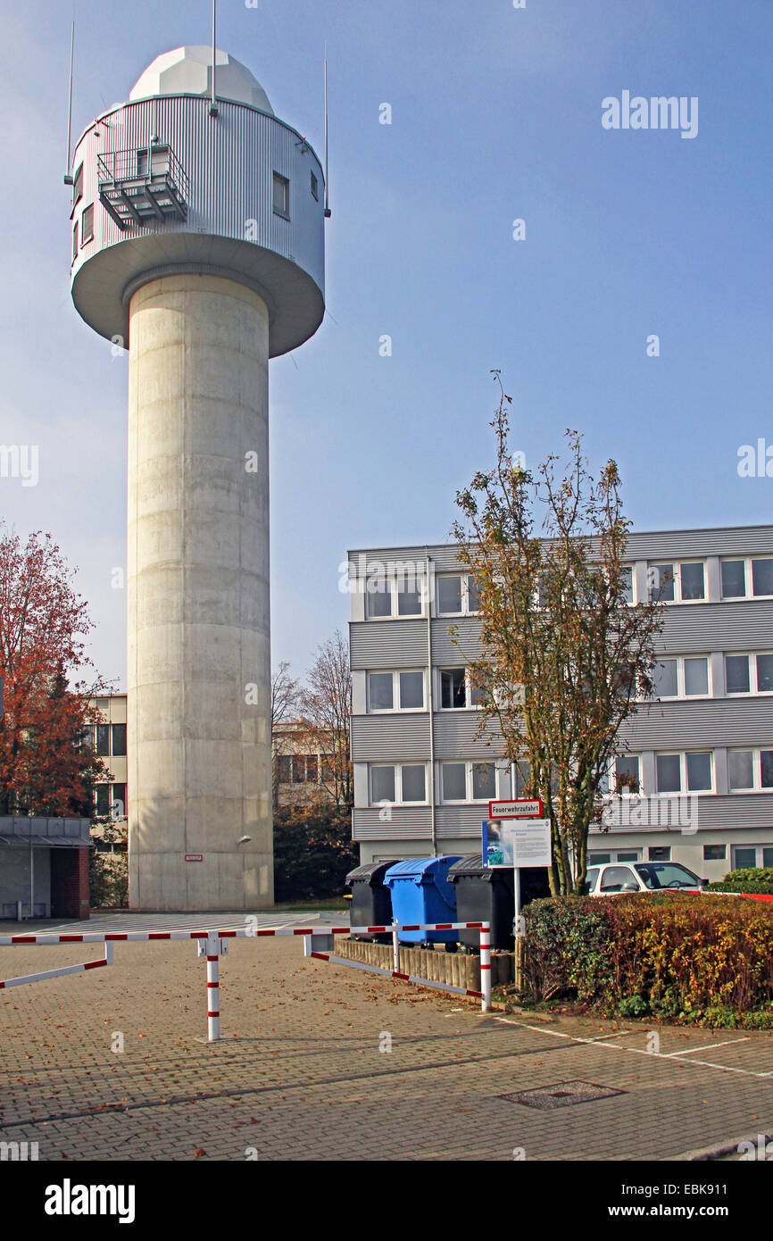 Wetter-Radarturm, Essen, Ruhrgebiet, Nordrhein-Westfalen, Deutschland Stockfoto