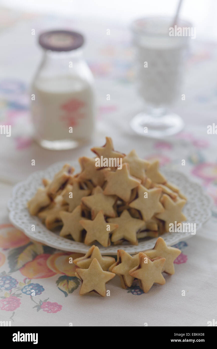 Sterne cookies Stockfoto