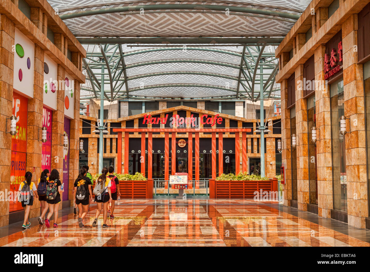 Hard Rock Cafe, Sentosa Island, Singapur Stockfoto