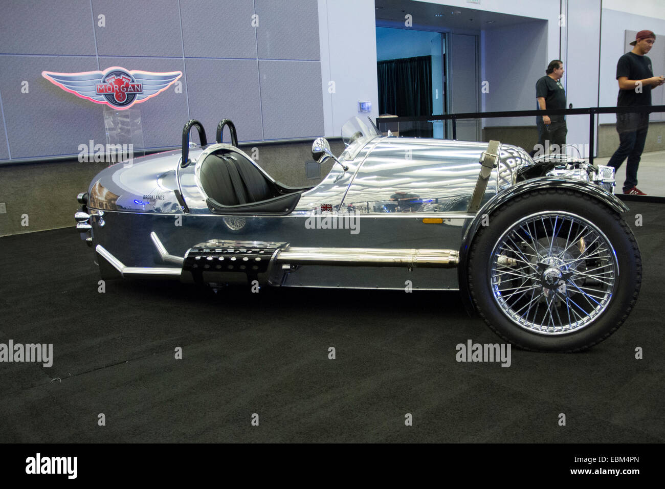 Morgan 3 Wheeler ein 2014 auf der Los Angeles Auto Show Stockfoto