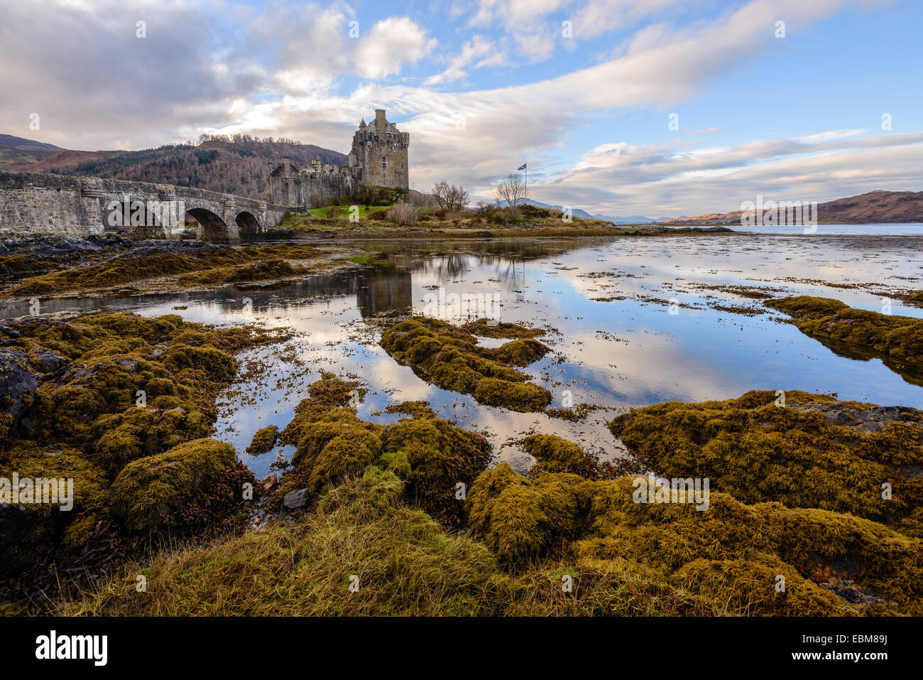Eilean Donan Castle Schottland Stockfoto