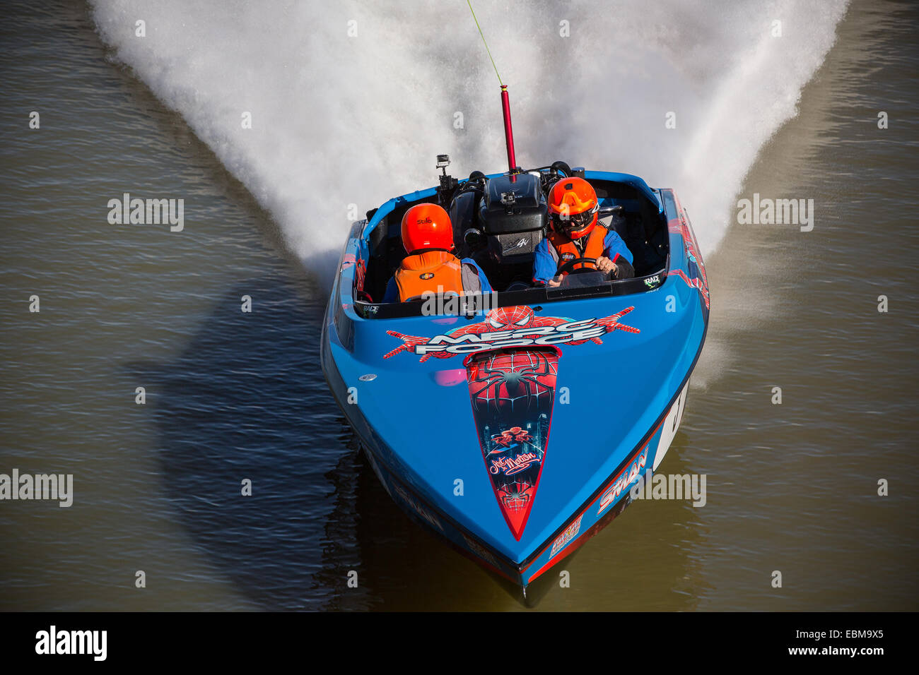 Ski Racing, Ted Hurley Memorial Classic statt auf Murray und Darling River zwischen Wentworth und Mildura. Stockfoto