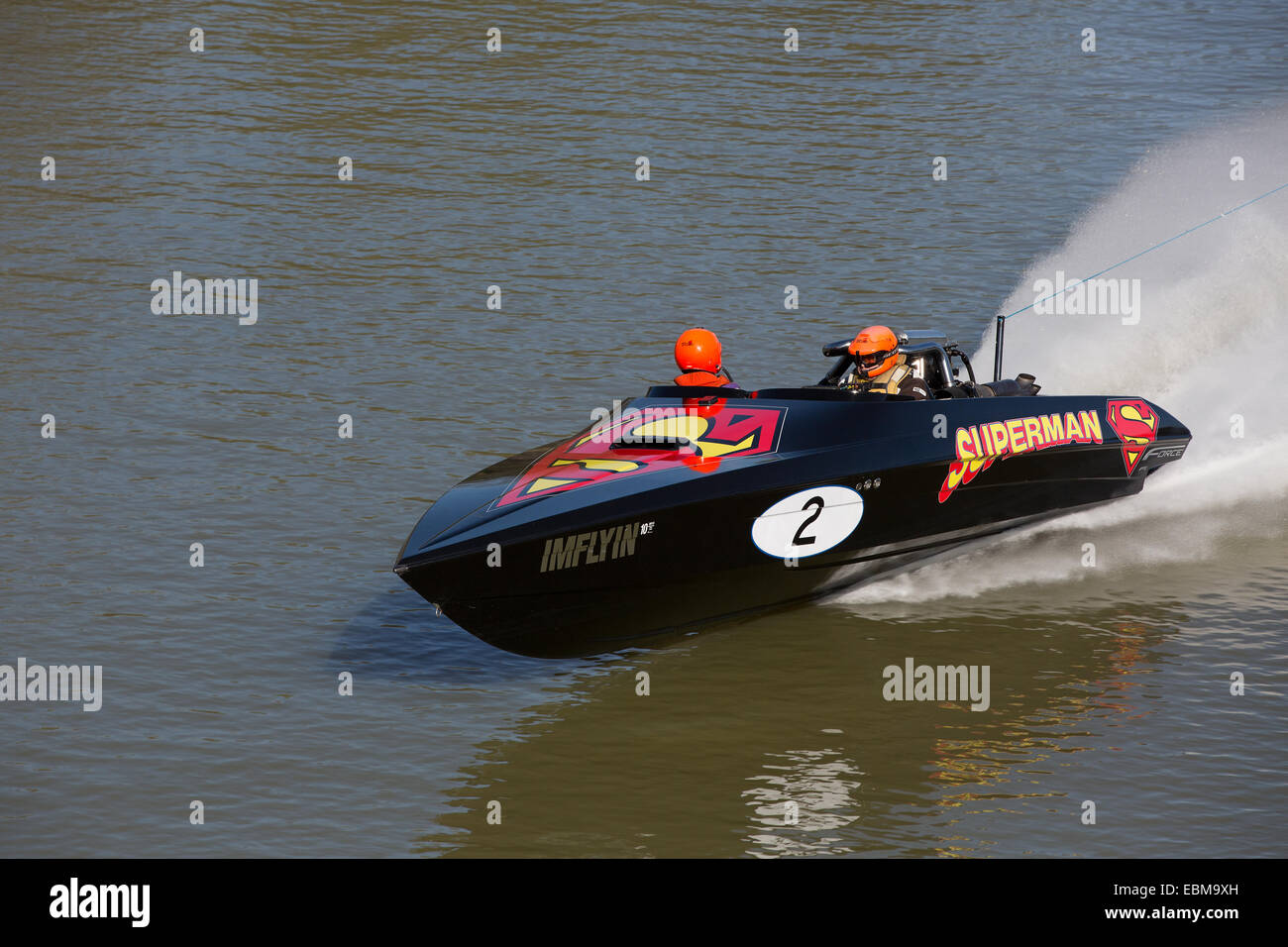 Ski Racing, Ted Hurley Memorial Classic statt auf Murray und Darling River zwischen Wentworth und Mildura. Stockfoto
