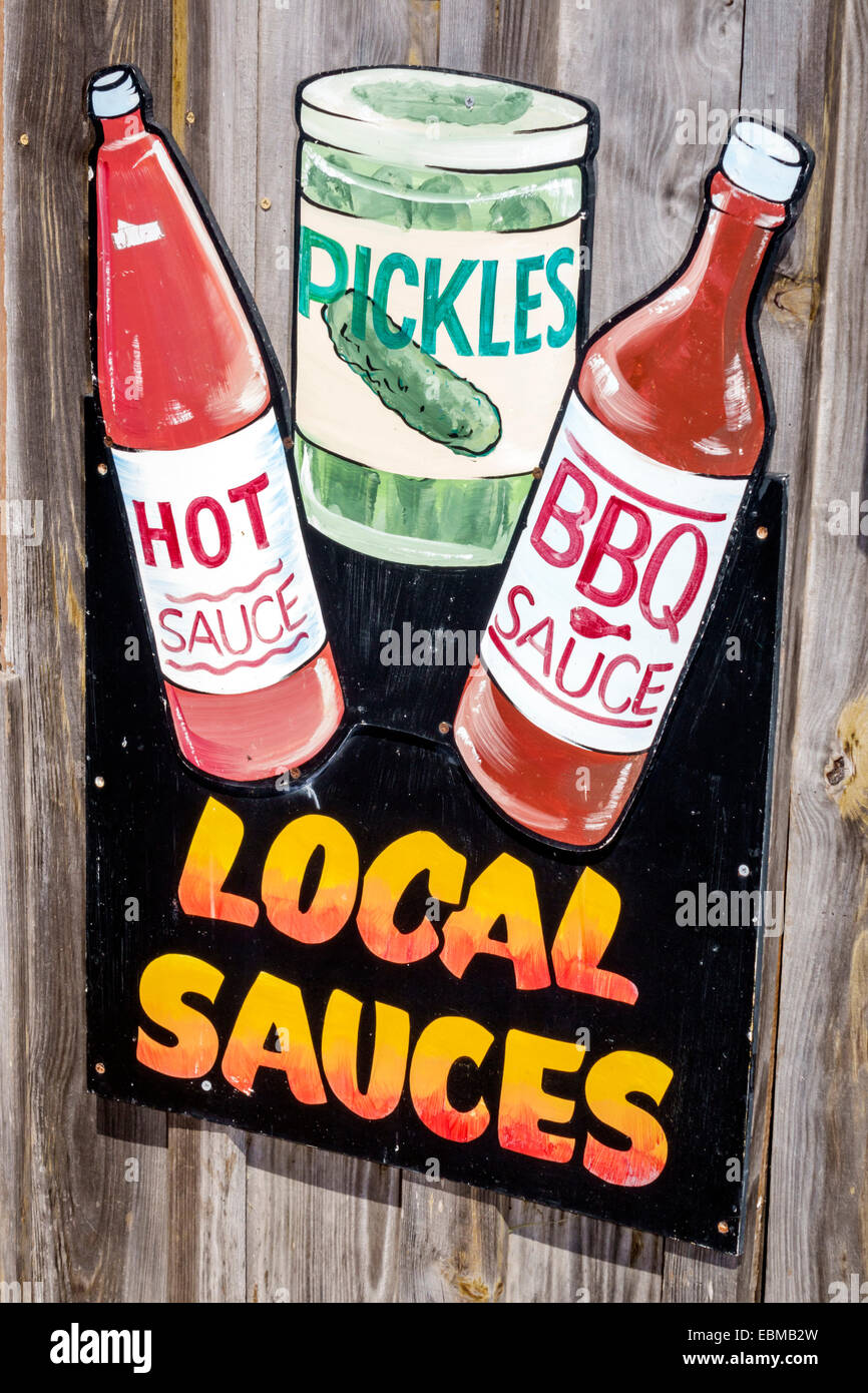 Clermont Florida, Vitrine von Citrus, Verkauf, Saucen, Souvenirs, Souvenirladen, Geschäft, Shopping Shopper Shopper Shop Geschäfte Markt Märkte Marktplatz Kauf Selli Stockfoto