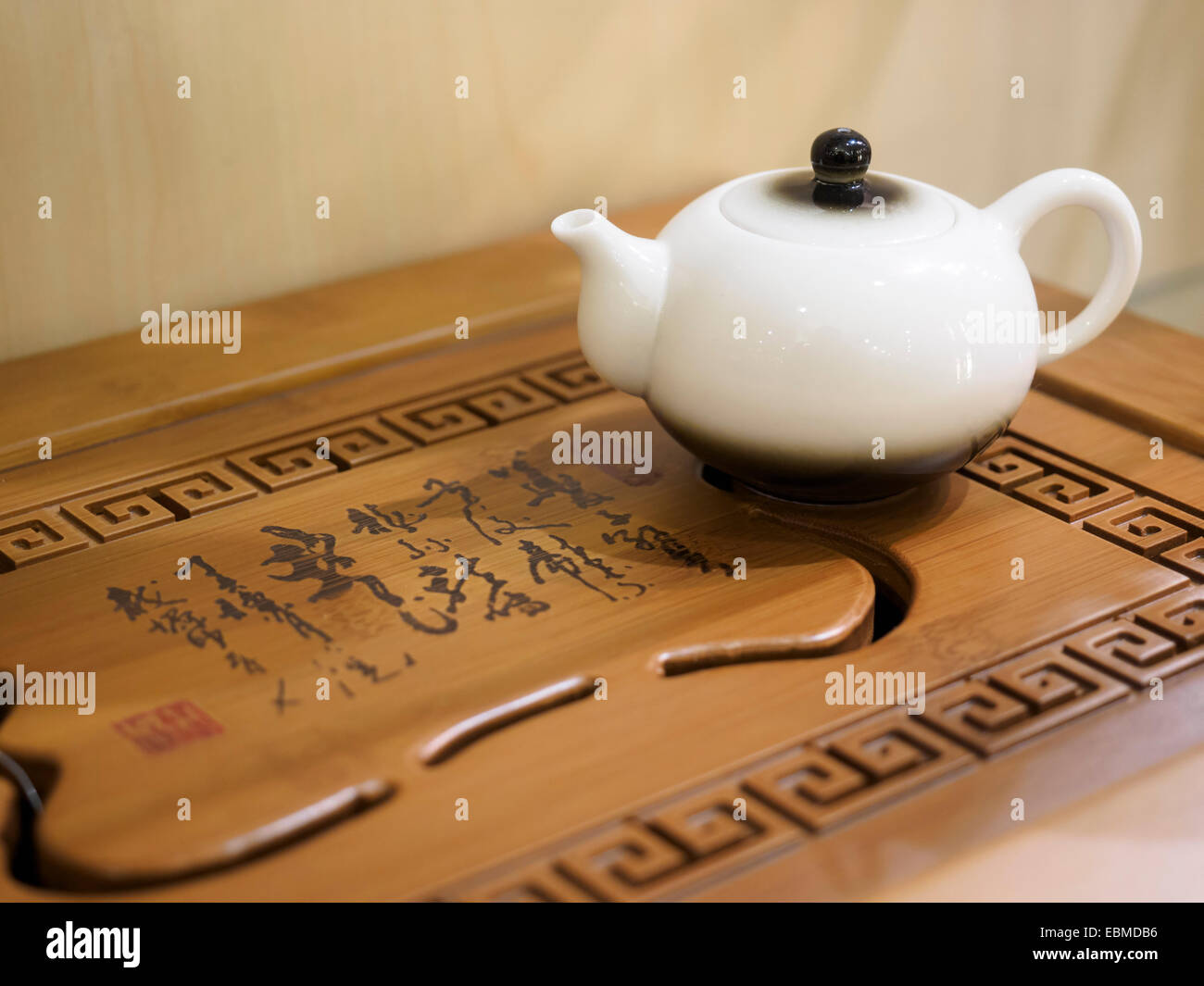 Chinesische Teekanne Stockfoto