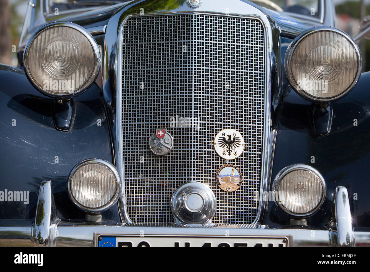 Mercedes Cabrio, beilngries Classic, Classic Car Ride, Beilngries, Bayern, Deutschland Stockfoto