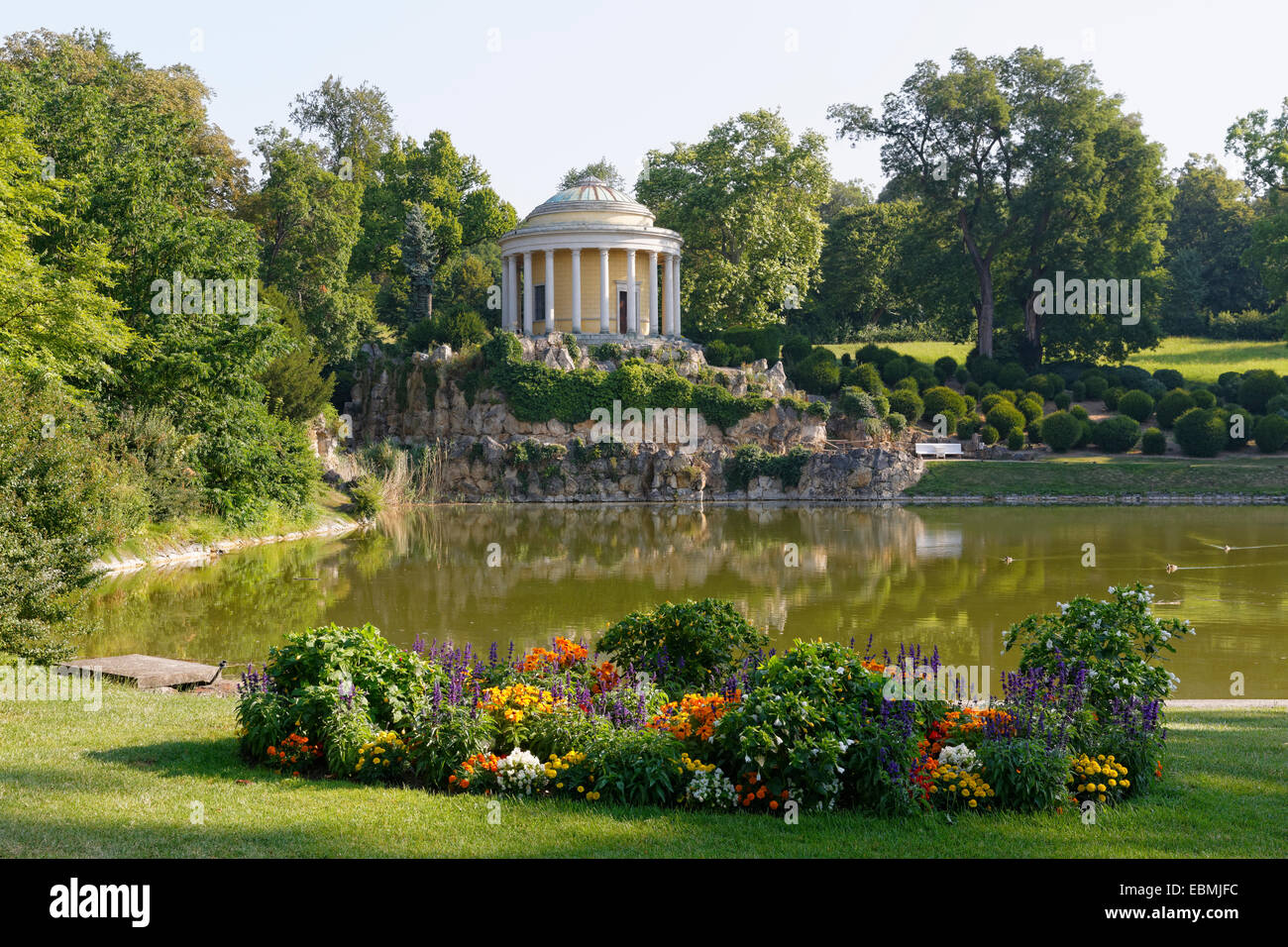 Leopoldine Tempel, Schlosspark Esterhazy, Eisenstadt, Burgenland, Österreich Stockfoto