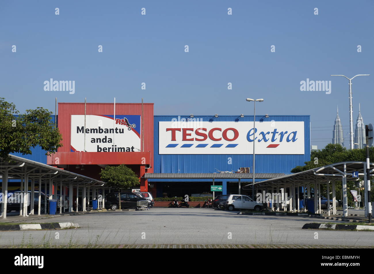 Tesco Extra-Verbrauchermarkt in Ampang, Kuala Lumpur, Malaysia Stockfoto