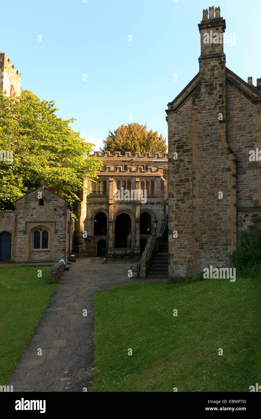 St Winefride oder St Winifred gut Pilgerstätte, Holywell, Flintshire, North Wales, UK Stockfoto