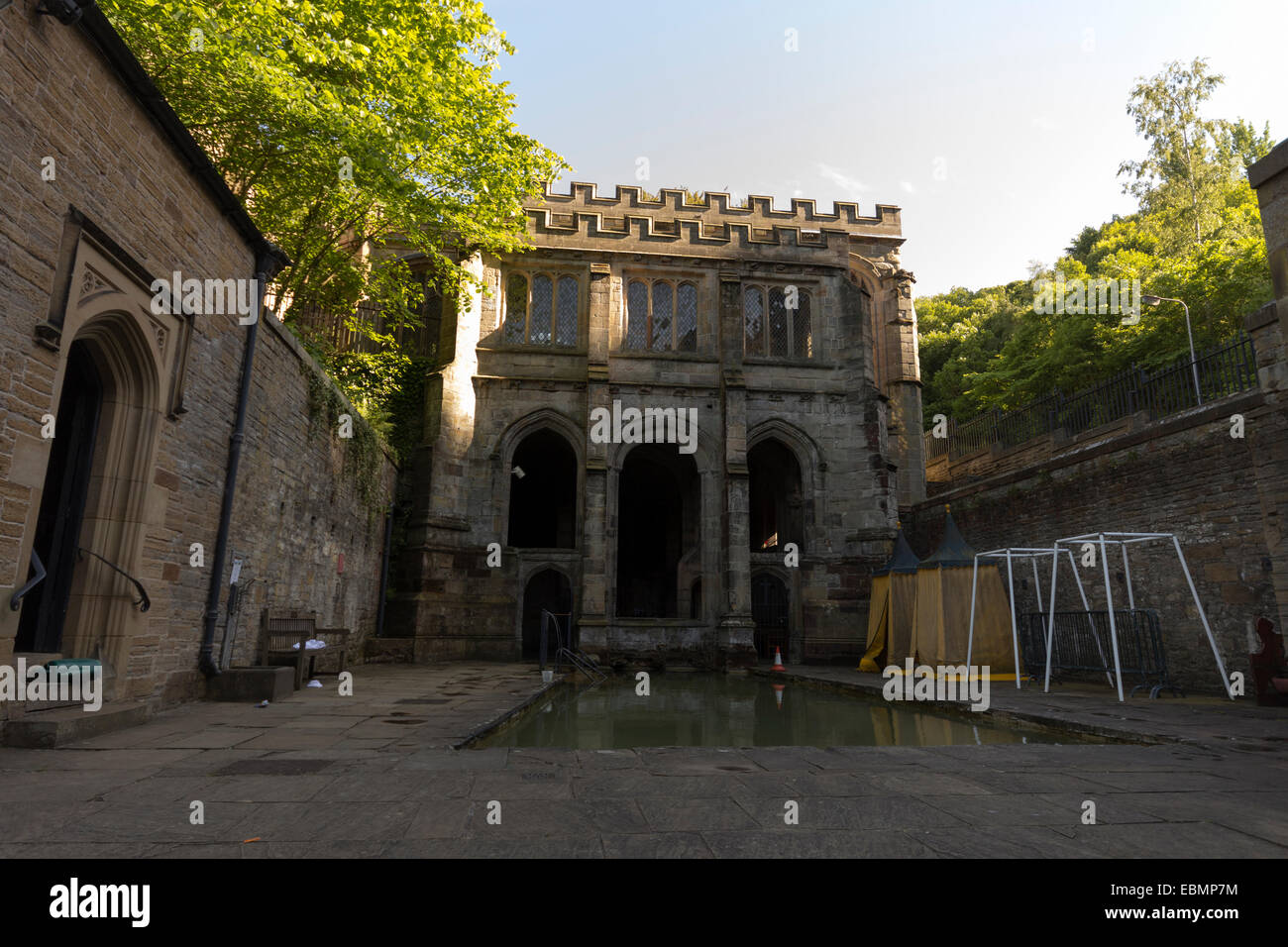 St Winefride oder St Winifred gut Pilgerstätte, Holywell, Flintshire, North Wales, UK Stockfoto