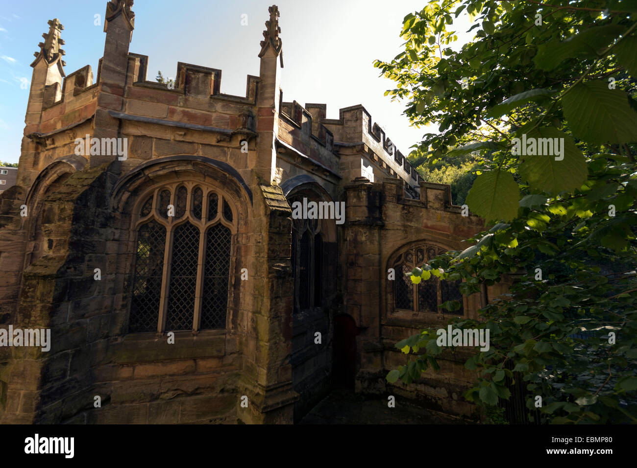 St Winefride's Kapelle und Gut, Holywell, Flintshire, North Wales, UK Stockfoto