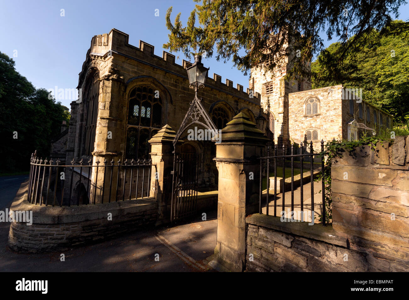 St Winefride's Kapelle und Gut, Holywell, Flintshire, North Wales, UK Stockfoto