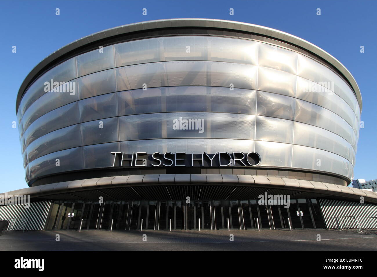 Außenseite des SSE Hydro Glasgow Schottland Dezember 2014 Stockfoto