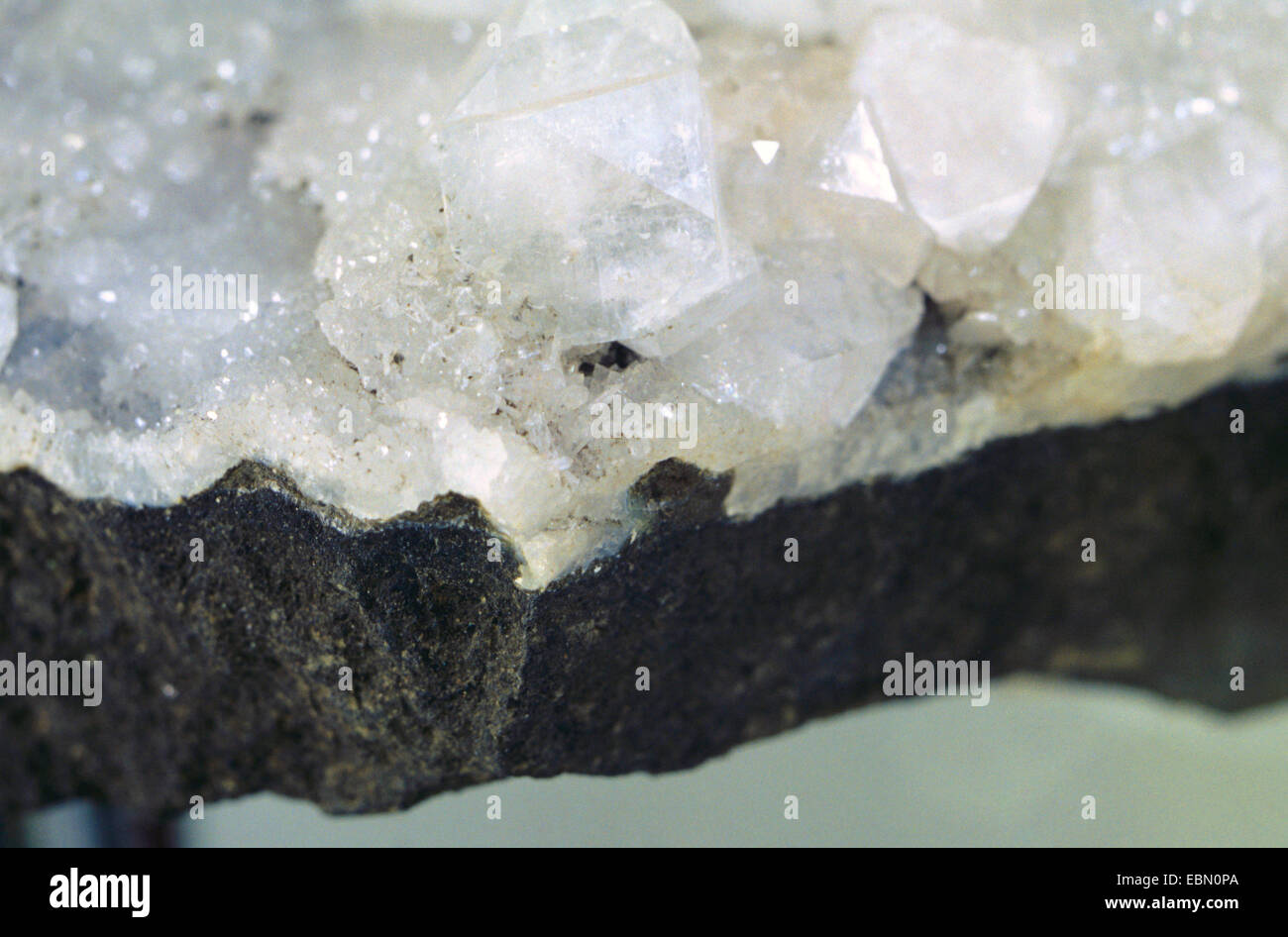 Apophyllite, Indien Stockfoto